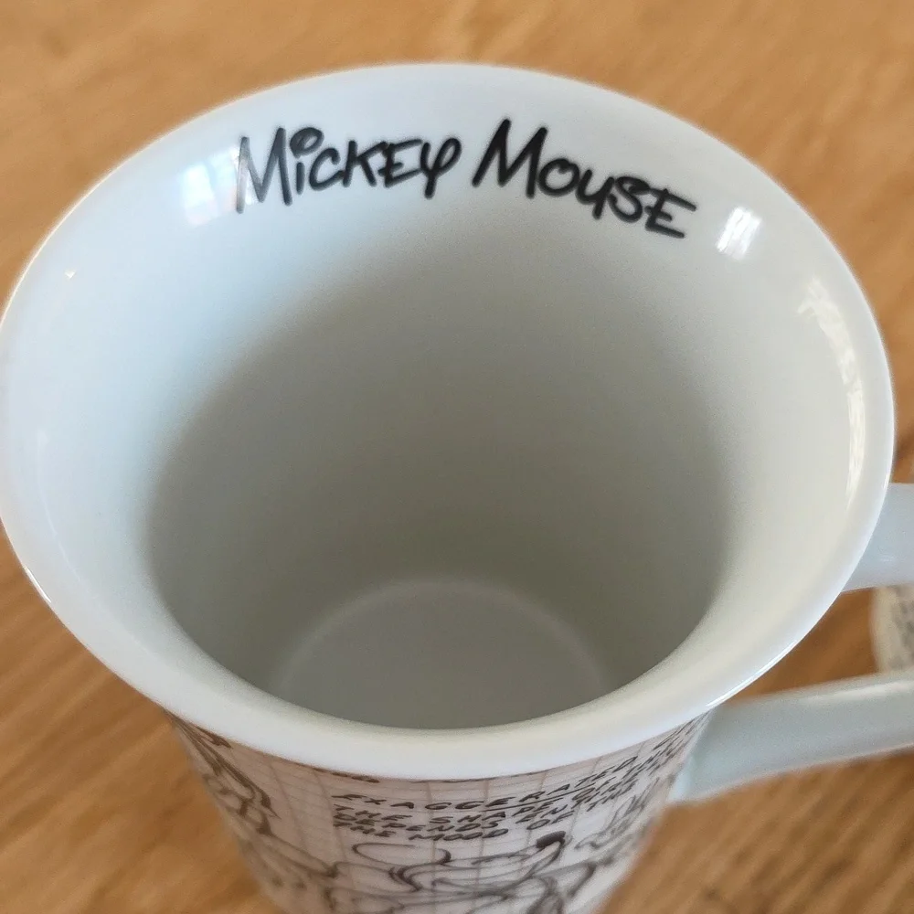 2008 Disney SKETCHBOOK MICKEY & MINNIE MOUSE MUG SET - Picture 2 of 7